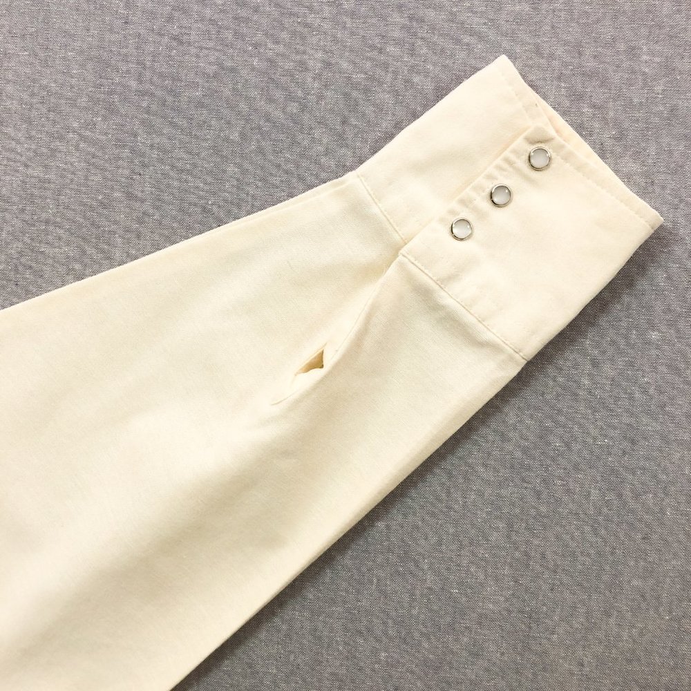 Off White Cream Western Snap Button Shirt 16.5 34 - Picture 5 of 6